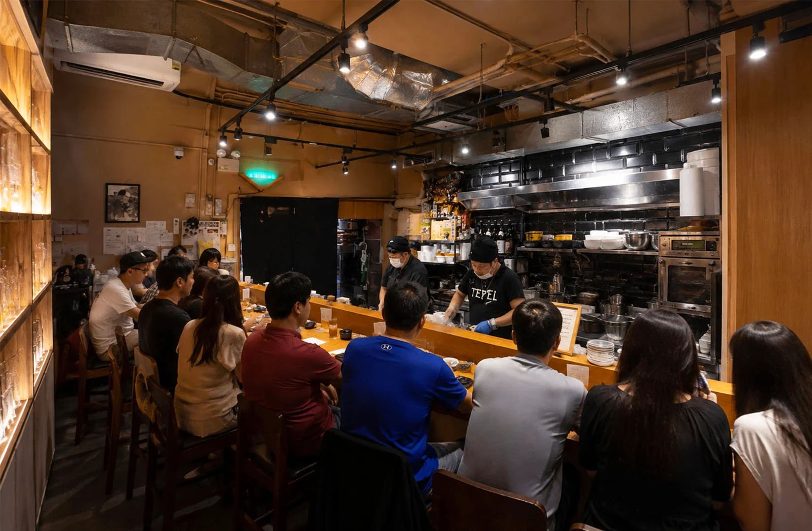 Teppei Japanese Restaurant Tanjong Pagar interior with lively sushi counter seating